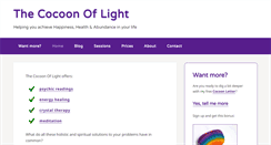 Desktop Screenshot of cocoonoflight.com